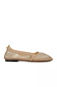 Балетки Stretch Flat Bottega Veneta, бежевый