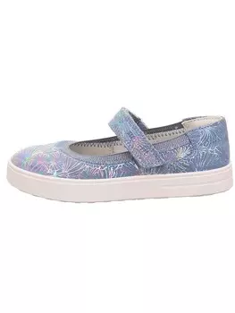 Балетки superfit Leder-Spangeballerinas, светло-синий