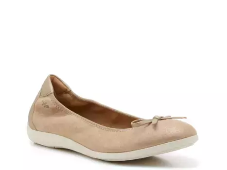 Балетки Thats It Skimmer Flat Hush Puppies, бежевый
