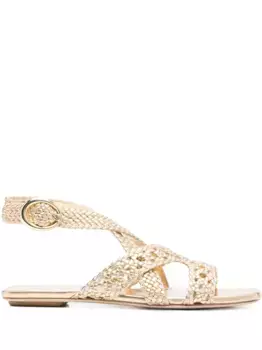 Балетки Thea Stuart Weitzman, золотой