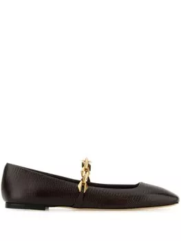 Балетки Тильда Jimmy Choo, коричневый