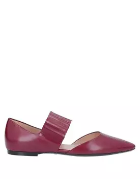 Балетки Tod'S, бордовый