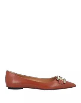 Балетки Tod'S, коричневый