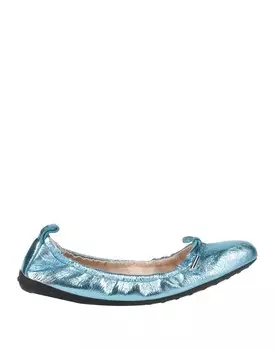 Балетки Tod'S, лазурный