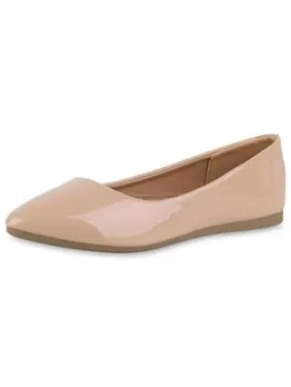 Балетки VAN HILL, цвет beige lack