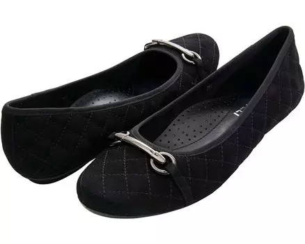 Балетки Vaneli Stacy, цвет Black Suede