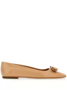Балетки Vara Bow Ferragamo, нейтральный