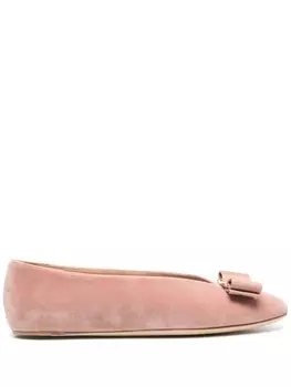 Балетки Vara-bow Ferragamo, розовый
