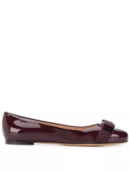 Балетки Varina с бантами Ferragamo, фиолетовый