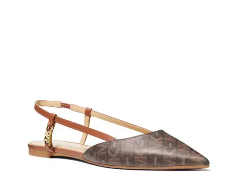 Балетки Veronica Flex Flat Michael Michael Kors, коричневый