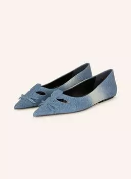 Балетки в джинсовом стиле Marc Jacobs, индиго