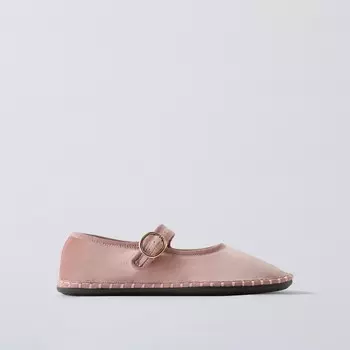 Балетки Zara Velvet, розовый