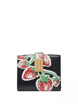Bally кошелек Ollam с принтом, черный