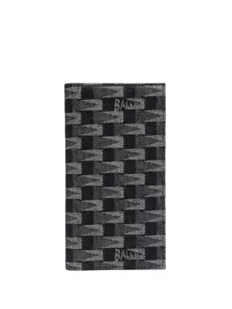 Bally кошелек с монограммой, серый