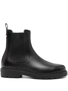 Bally кожаные ботинки челси, черный