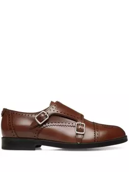 Bally кожаные броги Egli, коричневый