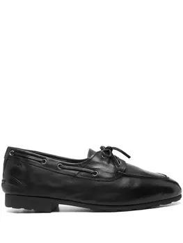 Bally кожаный топсайдеры, черный