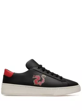 Bally кроссовки на шнуровке, черный