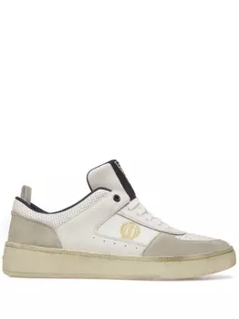 Кроссовки Bally Riweira, белый/черный/бежевый