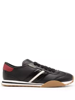 Bally кроссовки со вставками, черный