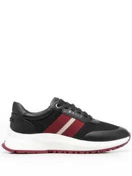 Bally кроссовки со вставками, черный