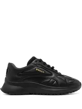 Bally кроссовки со вставками, черный