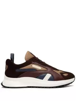 Кроссовки Bally with Inserts, коричневый/светло-коричневый/темно-синий