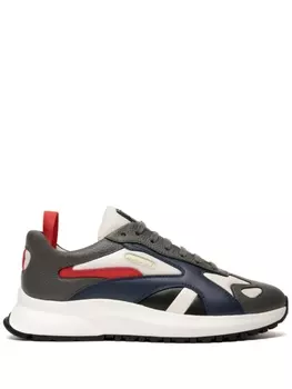 Кроссовки Bally with Inserts, темно-серый/темно-синий/белый