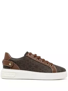 Bally кроссовки со вставками, коричневый