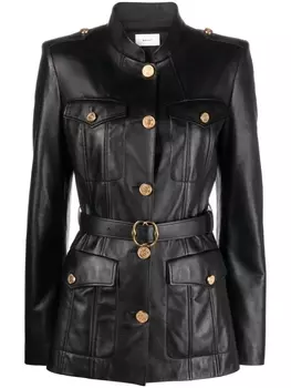 Bally куртка с поясом, черный