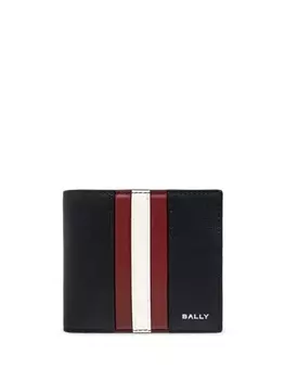 Bally ленточный кожаный кошелек, черный