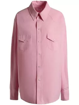 Bally рубашка на кнопках, розовый