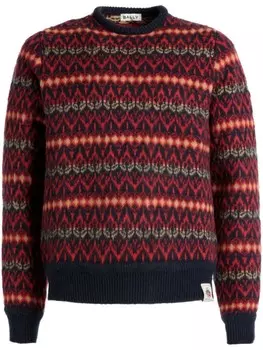 Bally шерстяной джемпер, красный