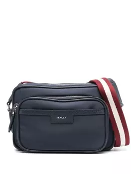 Bally сумка-мессенджер с логотипом, синий
