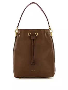 Bally сумка-ведро Code, коричневый