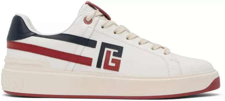 Balmain Белые кроссовки B-Court