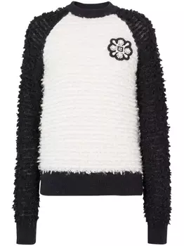 Balmain джемпер с люрексом, белый
