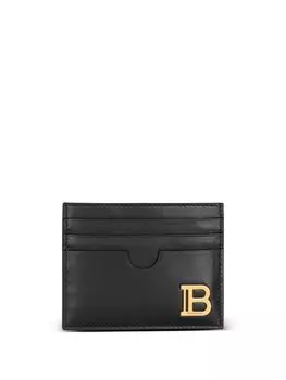 Balmain картхолдер с логотипом, черный