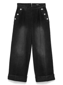 Balmain Kids широкие джинсы