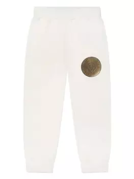 Balmain Kids спортивные брюки с логотипом, белый