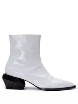 Balmain лакированные ботинки Billy, белый