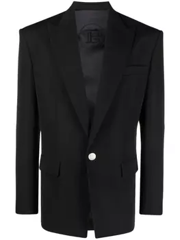 Balmain пиджак оверсайз, черный