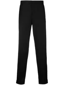Balmain прямые брюки средней посадки, черный