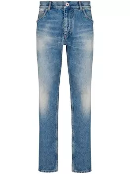 Balmain прямые джинсы средней посадки, синий