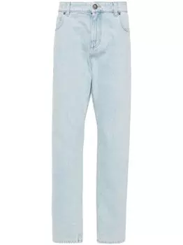 Balmain прямые джинсы средней посадки, синий