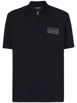Balmain рубашка поло, черный