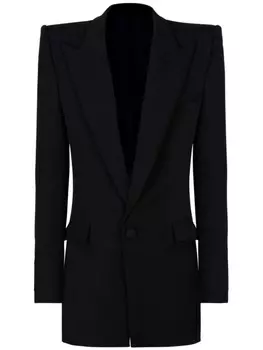 Balmain шерстяной пиджак, черный