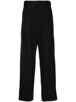 Balmain широкие брюки строгого кроя, черный