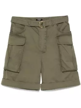 Balmain шорты карго, зеленый