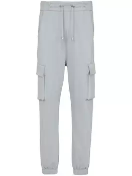Balmain спортивные брюки карго с логотипом, серый